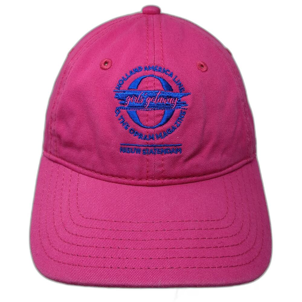 Holland America Line Oprah Magazine Getaway Pink One Size Baseball Cap Hat Ship